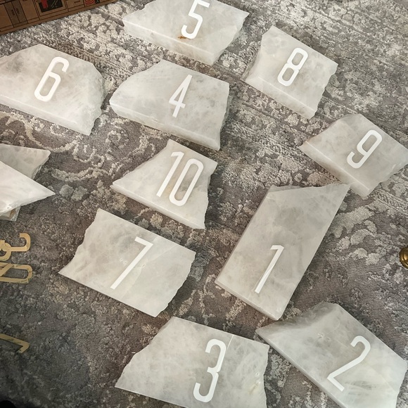 Marble table numbers 13 - Picture 2 of 7